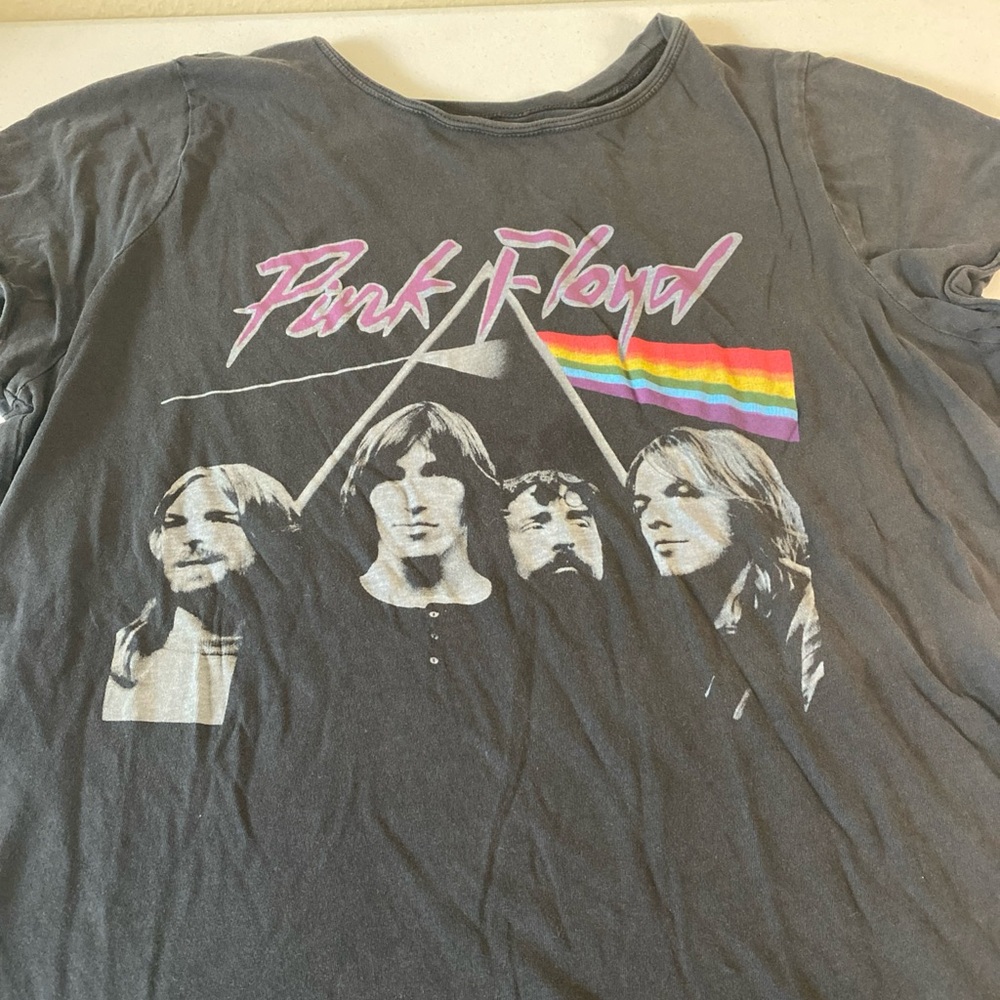 Pink Floyd Kids Tee - Dark Gray with Rainbow (F7)